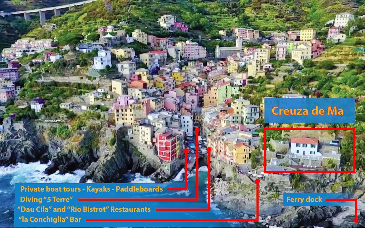 Creuza De Mae Hotel Riomaggiore Buitenkant foto